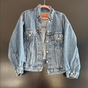 Levi's Blue Denim Jacket with Tan Label